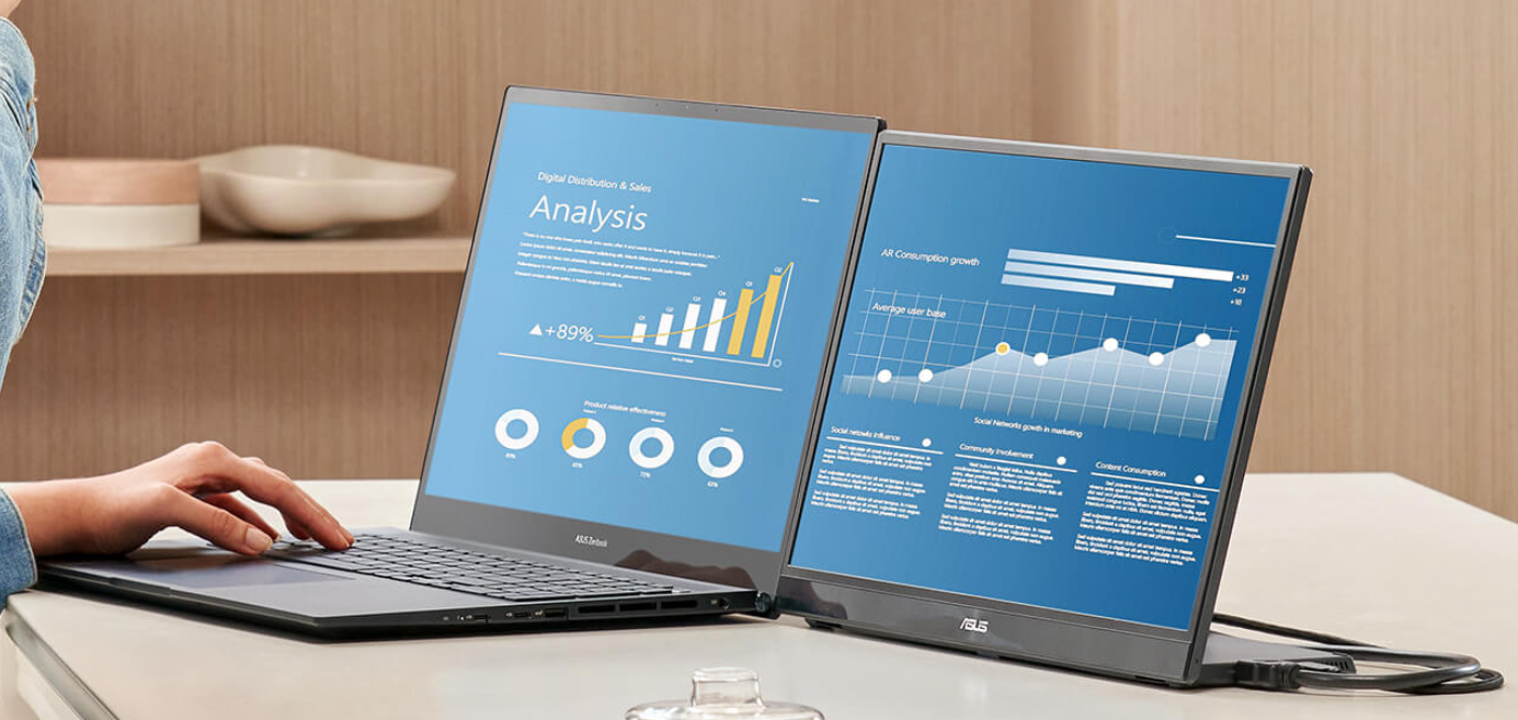 ASUS ZenScreen MB16QHG Portable Monitor