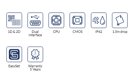 Newland HR22 Dorada II Corded Handheld Scanner