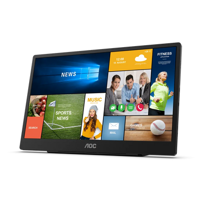 AOC-16T3E Portable Monitor 15.6 inch, USB C Powered
