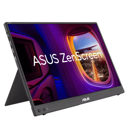 ASUS ZenScreen MB16FC Portable Monitor – 16" WUXGA IPS, 75Hz, USB‑C & Mini HDMI