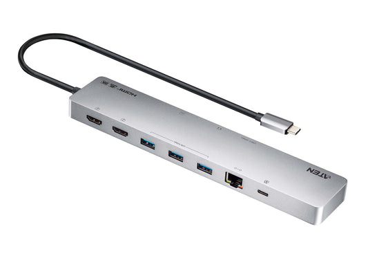 ATEN UH3240 USB-C Multiport Dock with Power Pass-Through