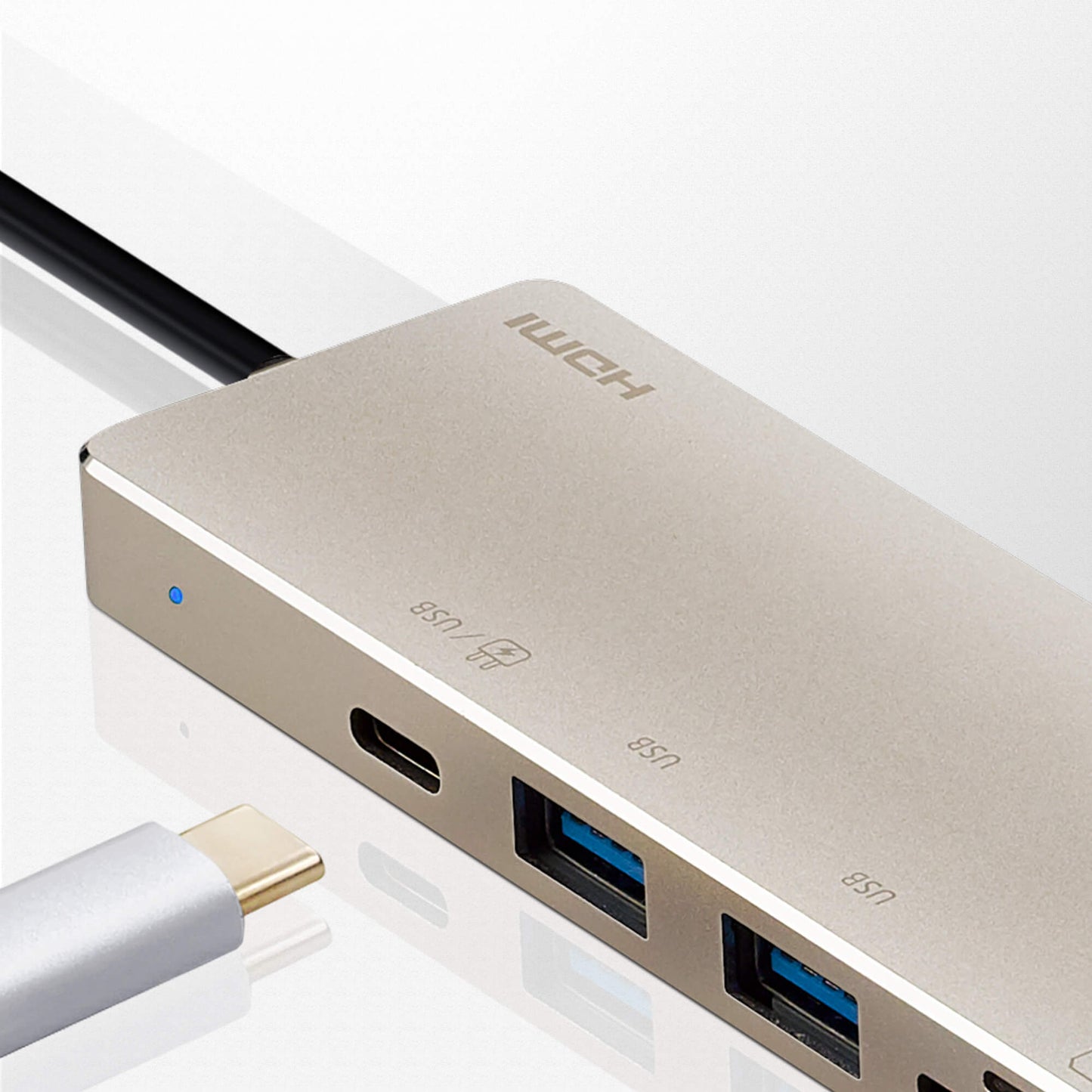 ATEN USB-C 6-in-1 Mini Dock with Power Pass-Through
