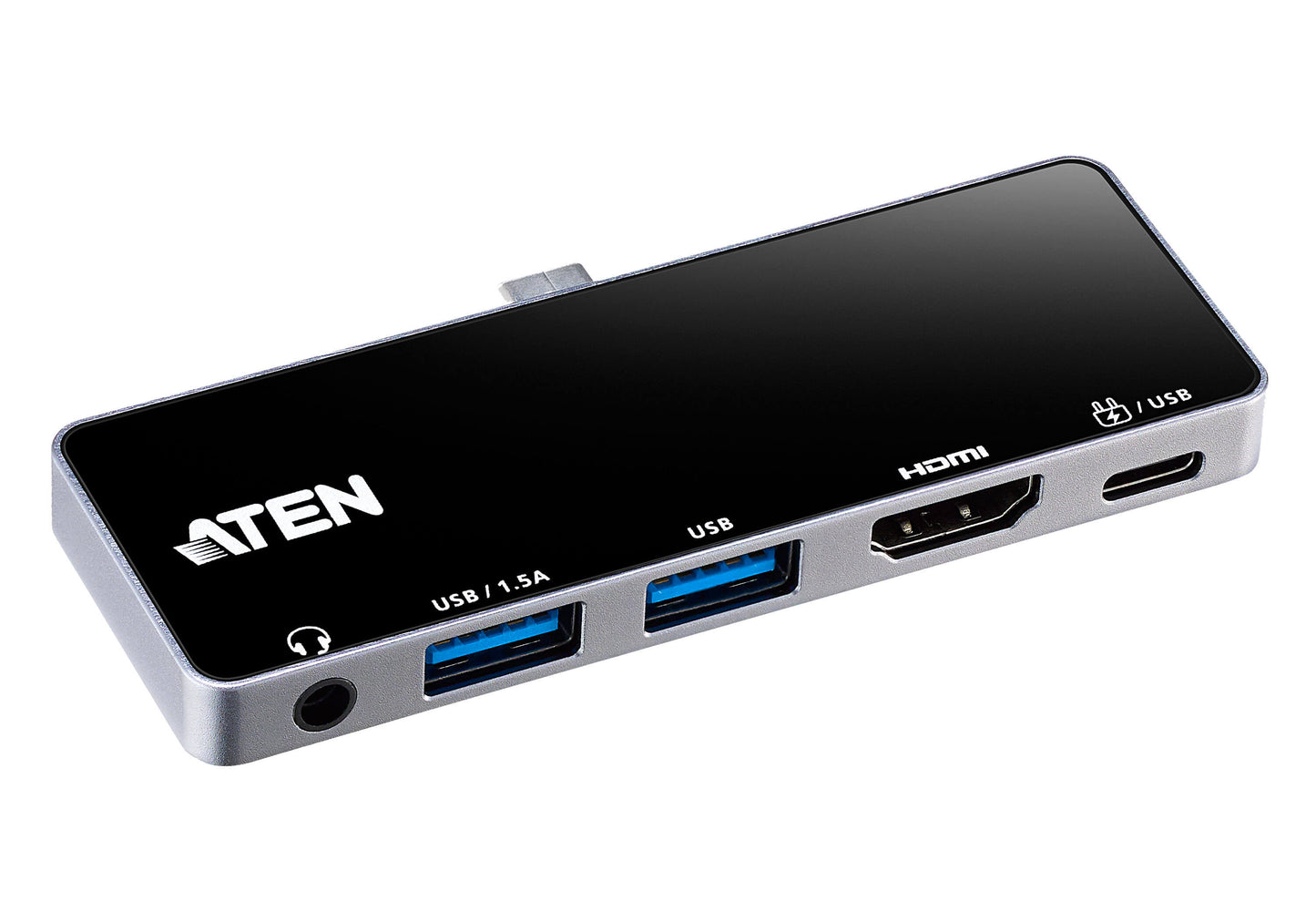 ATEN USB-C Travel Dock with Power Pass-Through
