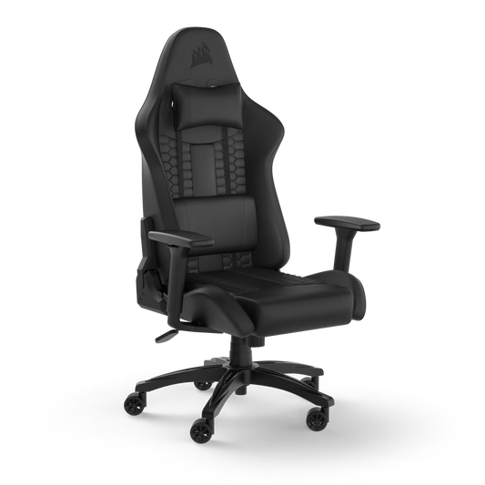 Corsair TC100 RELAXED Gaming Chair - Leatherette Black