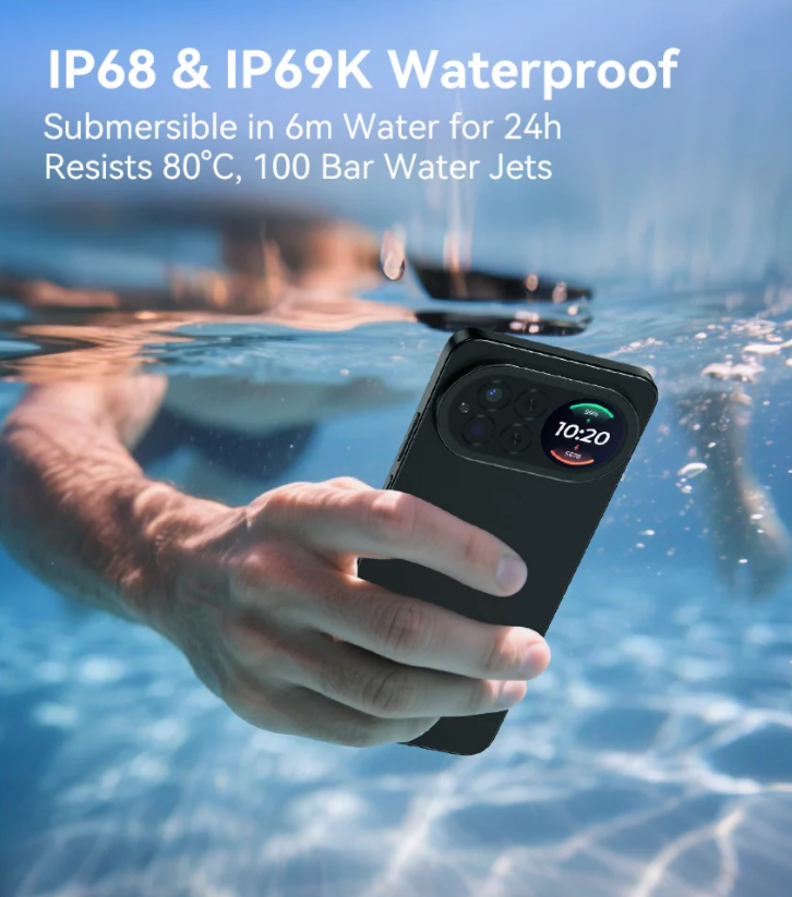 F150 ACTION 15 Rugged Smartphone – 6.67" HD, Dual Display, 18GB RAM, 256GB Storage, IP68/IP69K Waterproof, 48MP Camera, 5100mAh Battery