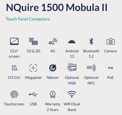 Newland NQuire 1500 Mobula II – 15.6'' Touch Micro Kiosk