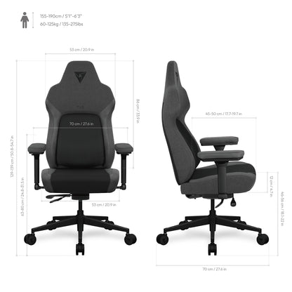 ThunderX3 CORE SMART Ergonomic Gaming Chair – Mesh Black