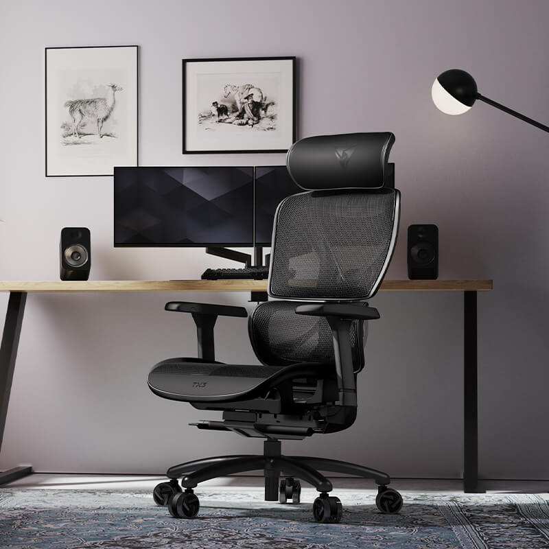 ThunderX3 XTC Ergonomic Chair – Mesh Black