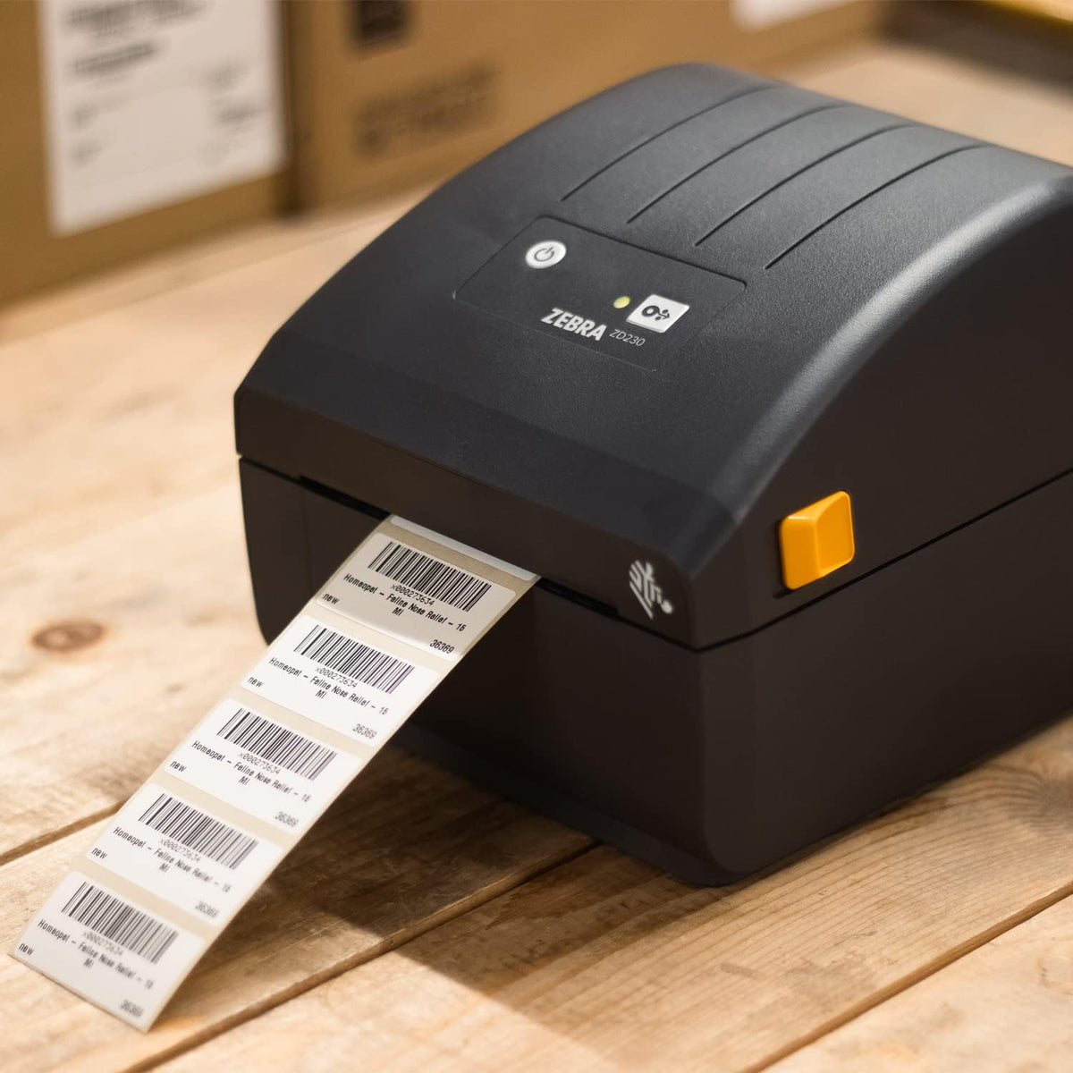 Zebra ZD230 Thermal Transfer Printer – 203 dpi, USB & Ethernet